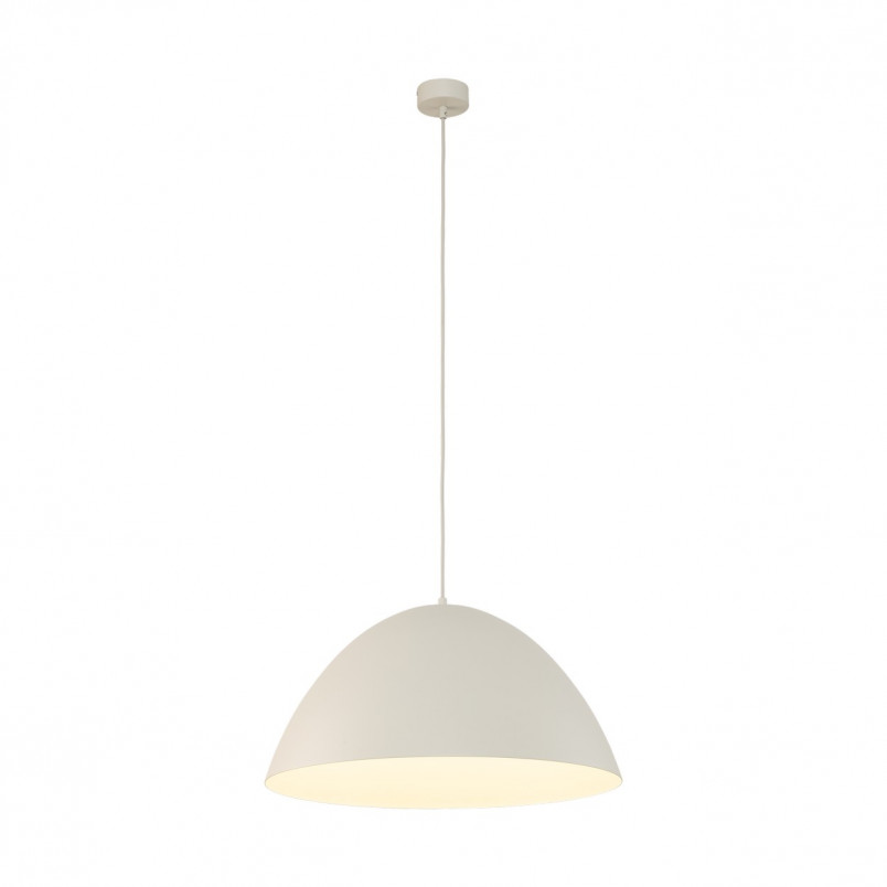 Lampa wisząca metalowa Faro 50cm beżowa TK Lighting