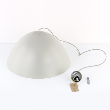 Lampa wisząca metalowa Faro 50cm beżowa TK Lighting
