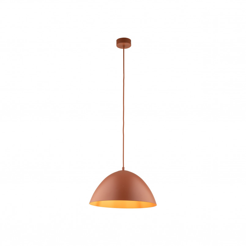 Lampa wisząca metalowa Faro 34cm ceglana TK Lighting