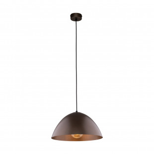 Lampa wisząca metalowa Faro 34cm brązowa TK Lighting