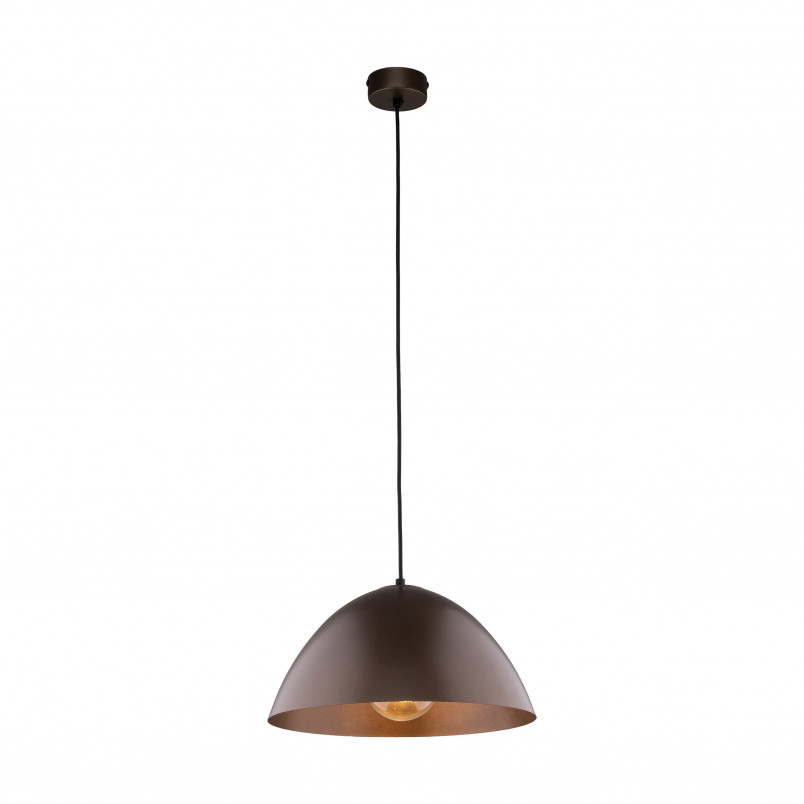 Lampa wisząca metalowa Faro 34cm brązowa TK Lighting