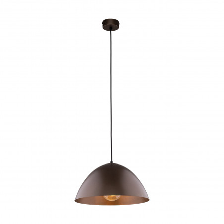 Lampa wisząca metalowa Faro 34cm brązowa TK Lighting