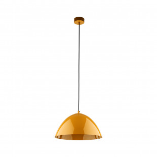 Lampa wisząca metalowa Faro Ochra 34cm żółta TK Lighting