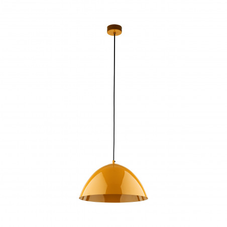 Lampa wisząca metalowa Faro Ochra 34cm żółta TK Lighting