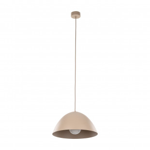 Lampa wisząca metalowa Faro Sabia 34cm beżowa TK Lighting
