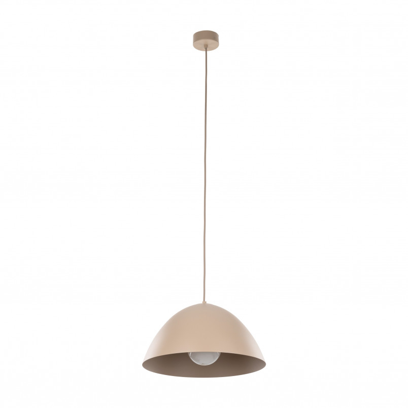 Lampa wisząca metalowa Faro Sabia 34cm beżowa TK Lighting