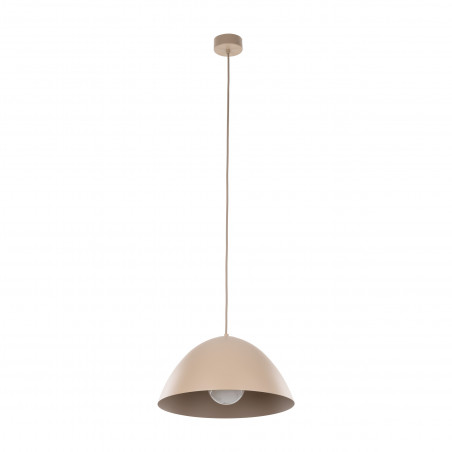 Lampa wisząca metalowa Faro Sabia 34cm beżowa TK Lighting