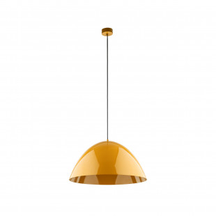 Lampa wisząca metalowa Faro Ochra 50cm żółta TK Lighting