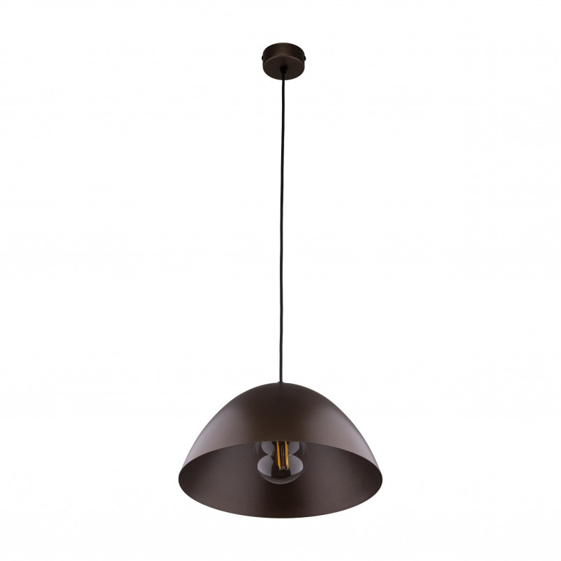Lampa wisząca metalowa Faro 34cm brązowa TK Lighting
