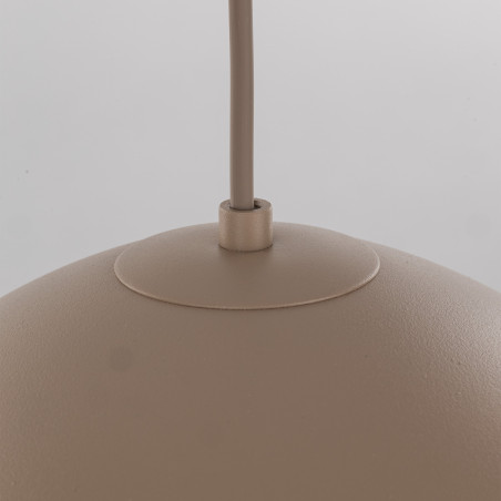 Lampa wisząca metalowa Faro Sabia 34cm beżowa TK Lighting