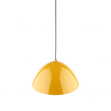 Lampa wisząca metalowa Faro Ochra 34cm żółta TK Lighting