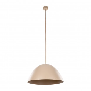 Lampa wisząca metalowa Faro Sabia 50cm beżowa TK Lighting
