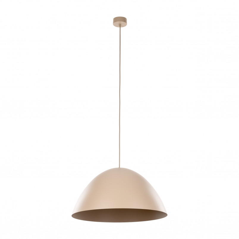 Lampa wisząca metalowa Faro Sabia 50cm beżowa TK Lighting