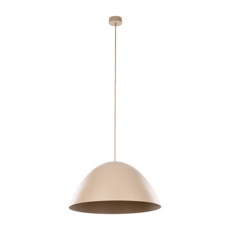 Lampa wisząca metalowa Faro Sabia 50cm beżowa TK Lighting