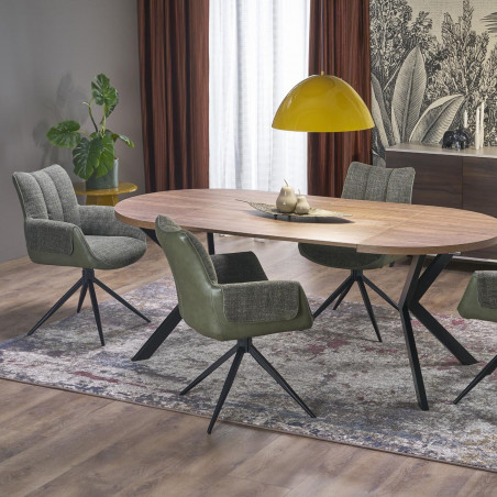 Lampa wisząca metalowa Faro Ochra 50cm żółta TK Lighting