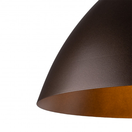 Lampa wisząca metalowa Faro 50cm brązowa TK Lighting