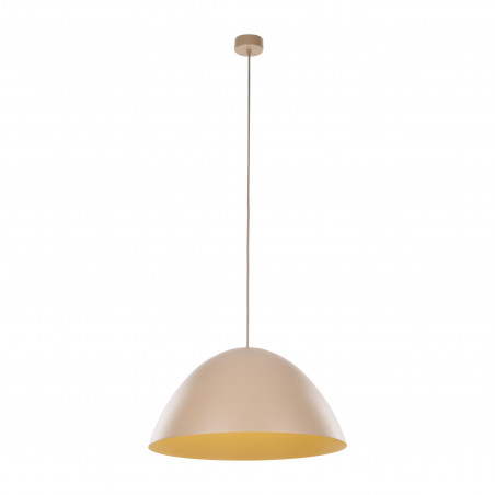Lampa wisząca metalowa Faro Sabia 50cm beżowa TK Lighting