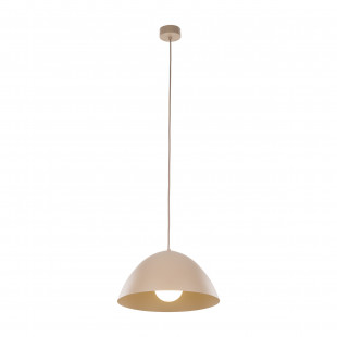 Lampa wisząca metalowa Faro Sabia 34cm beżowa TK Lighting