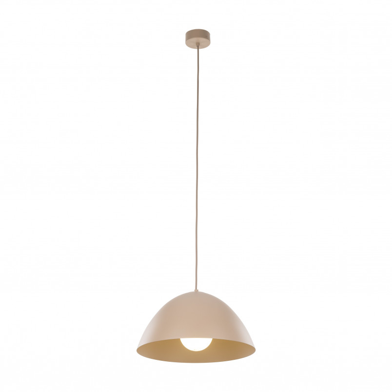 Lampa wisząca metalowa Faro Sabia 34cm beżowa TK Lighting