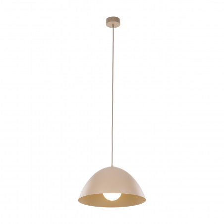 Lampa wisząca metalowa Faro Sabia 34cm beżowa TK Lighting