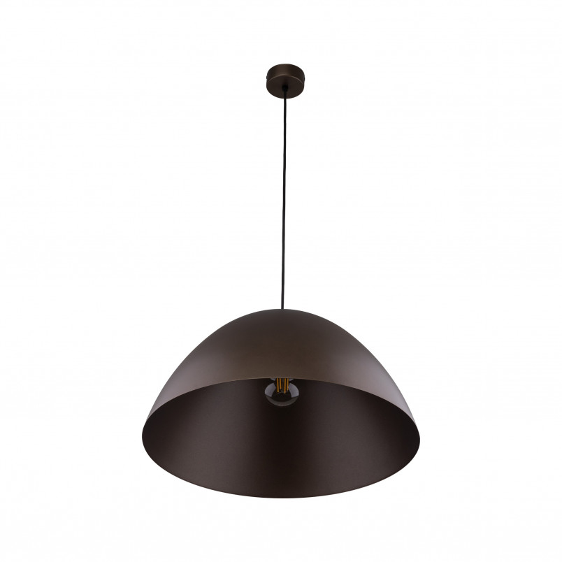 Lampa wisząca metalowa Faro 50cm brązowa TK Lighting