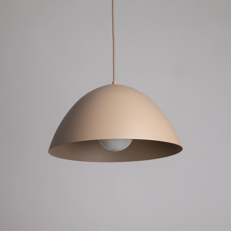Lampa wisząca metalowa Faro Sabia 34cm beżowa TK Lighting