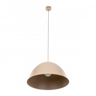 Lampa wisząca metalowa Faro Sabia 50cm beżowa TK Lighting