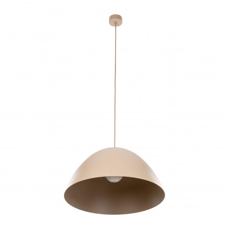 Lampa wisząca metalowa Faro Sabia 50cm beżowa TK Lighting