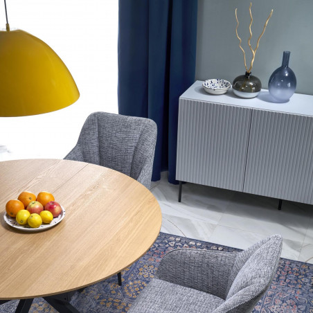 Lampa wisząca metalowa Faro Ochra 50cm żółta TK Lighting
