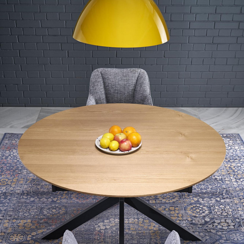 Lampa wisząca metalowa Faro Ochra 50cm żółta TK Lighting