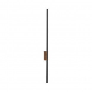 Kinkiet pionowy Flash LED 3000K 108cm czarny / orzech TK Lighting