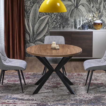 Lampa wisząca metalowa Faro Ochra 50cm żółta TK Lighting