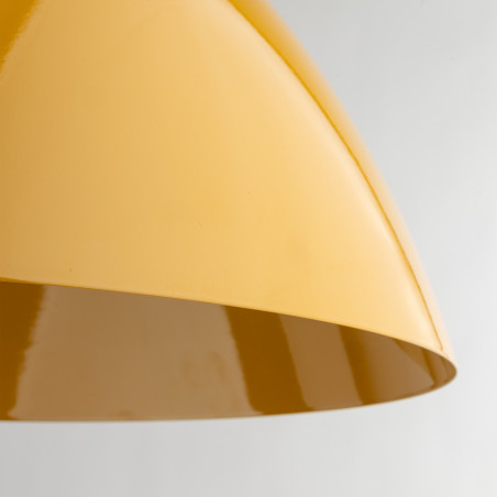 Lampa wisząca metalowa Faro Ochra 50cm żółta TK Lighting