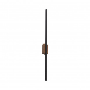 Kinkiet pionowy Flash LED 3000K 108cm czarny / orzech TK Lighting