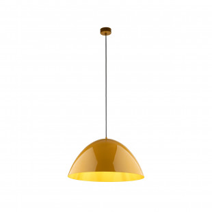 Lampa wisząca metalowa Faro Ochra 50cm żółta TK Lighting