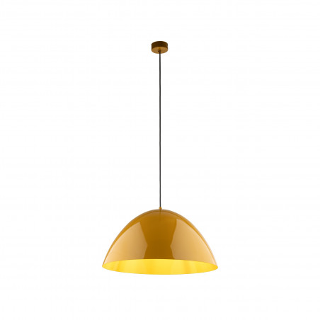 Lampa wisząca metalowa Faro Ochra 50cm żółta TK Lighting