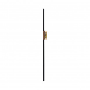 Kinkiet pionowy Flash LED 3000K 108cm czarny / orzech TK Lighting