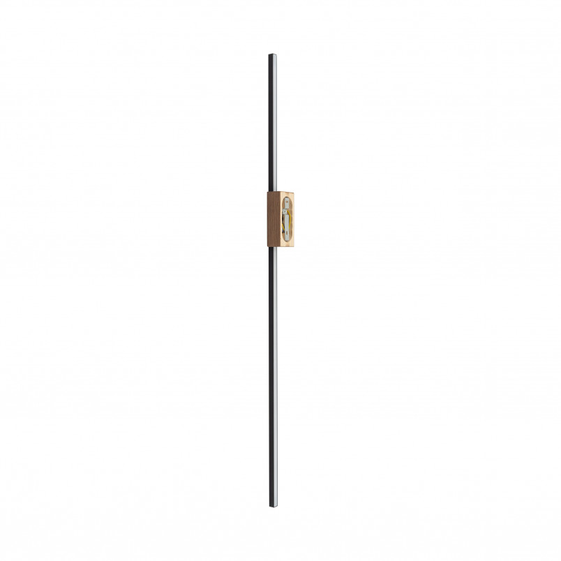 Kinkiet pionowy Flash LED 3000K 108cm czarny / orzech TK Lighting