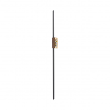 Kinkiet pionowy Flash LED 3000K 108cm czarny / orzech TK Lighting