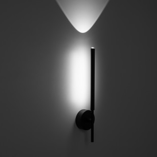 Kinkiet pionowy z włącznikiem Focus LED 4000K 46,5cm czarny TK Lighting