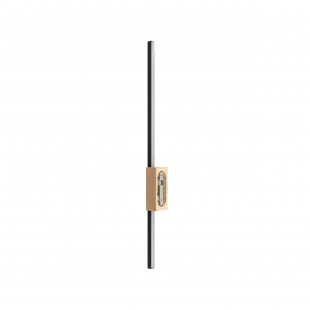 Kinkiet pionowy Flash LED 3000K 788cm czarny / sosna TK Lighting