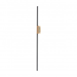 Kinkiet pionowy Flash LED 3000K 108cm czarny / sosna TK Lighting