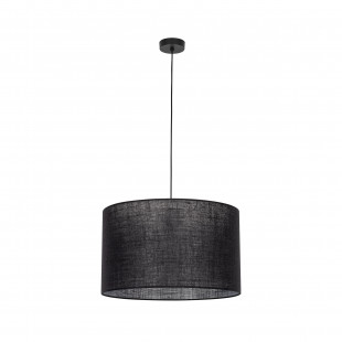 Lampa wisząca z abażurem Glorii 50cm czarna TK Lighting