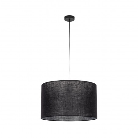 Lampa wisząca z abażurem Glorii 50cm czarna TK Lighting