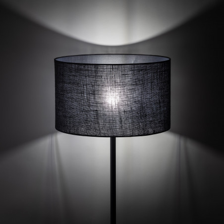 Lampa podłogowa z abażurem Glorii 50cm H160cm czarna TK Lighting