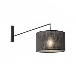 Kinkiet na wysięgniku z abażurem Glorii czarny TK Lighting
