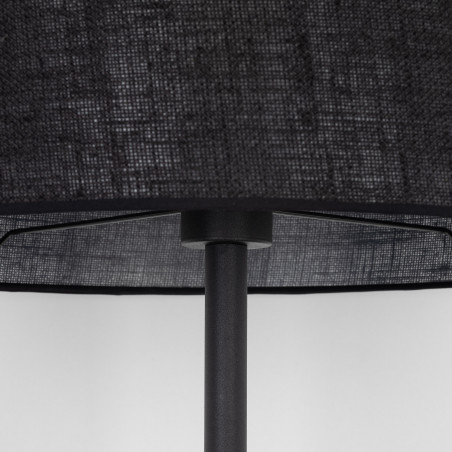 Lampa podłogowa z abażurem Glorii 50cm H160cm czarna TK Lighting