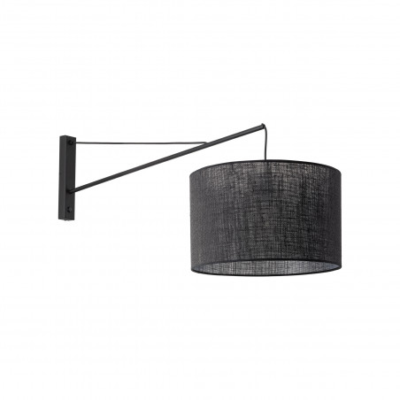 Kinkiet na wysięgniku z abażurem Glorii czarny TK Lighting