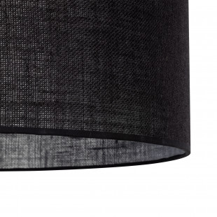 Lampa wisząca z abażurem Glorii 50cm czarna TK Lighting