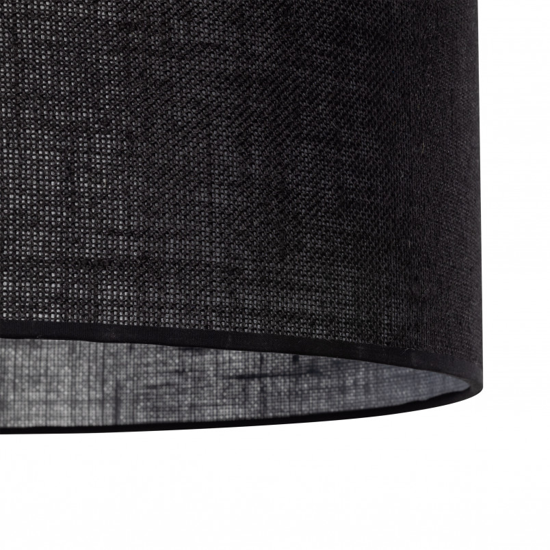 Lampa wisząca z abażurem Glorii 50cm czarna TK Lighting